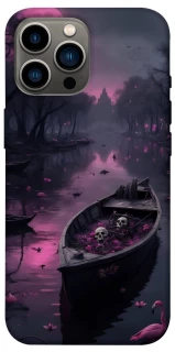 Чехол на Apple iPhone 12 Pro Max (6.7") Boat and flamingo фото 1 из 1