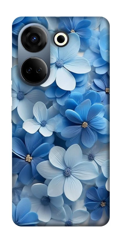 Чохол на TECNO Camon 20 Pro (CK7n) Сині квіти фото 1 з 1