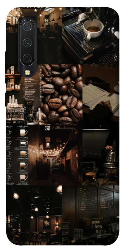 Чохол на Xiaomi Mi CC9 / Mi 9 Lite Coffee collage ver.1 фото 1 з 1