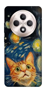 Чехол на Oppo Reno 12 F 4G/5G paint cat фото 1 из 1