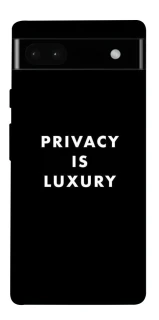 Чохол на Google Pixel 6a Privacy is luxury фото 1 з 1
