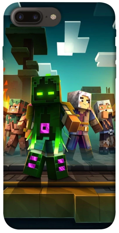 Чехол на Apple iPhone 7 plus / 8 plus Minecraft dungeon фото 1 из 1