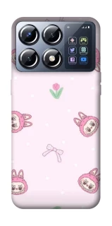 Чехол на Xiaomi POCO X8 Pro Labubu Flower фото 1 из 1