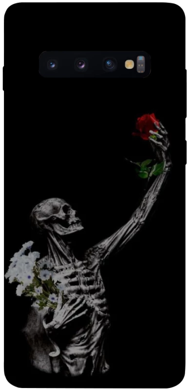 Чохол на Samsung Galaxy S10+ Skeleton vs Rose фото 1 з 1