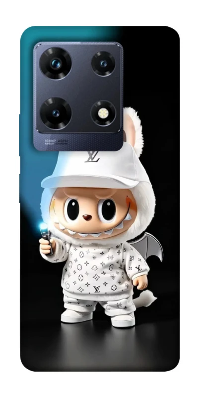 Чохол на Infinix Note 30 Pro Labubu with flashlight ver.1 фото 1 з 1