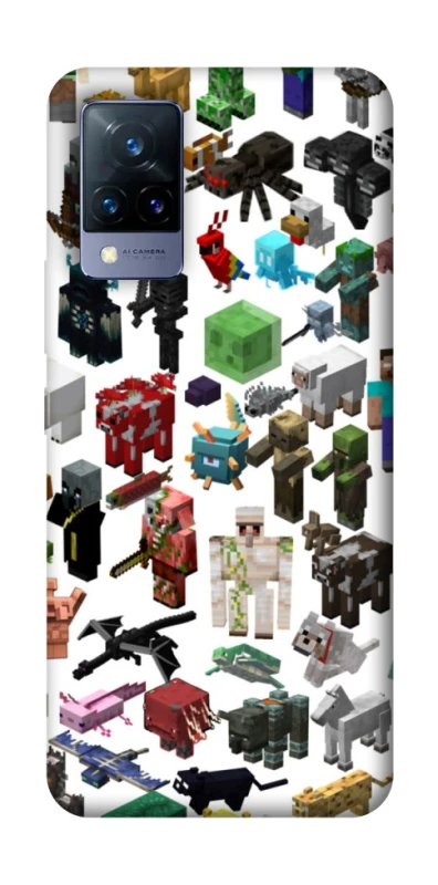 Чохол на Vivo V21 Minecraft v4 фото 1 з 1