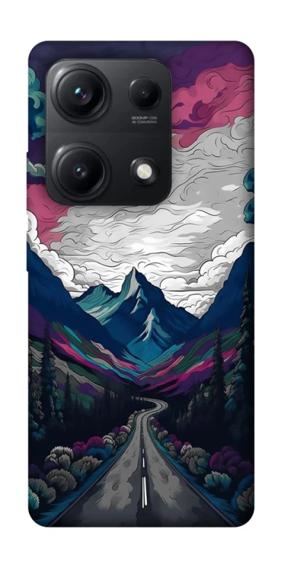 Чехол на Xiaomi Redmi Note 14S Нарисованные горы фото 1 из 1