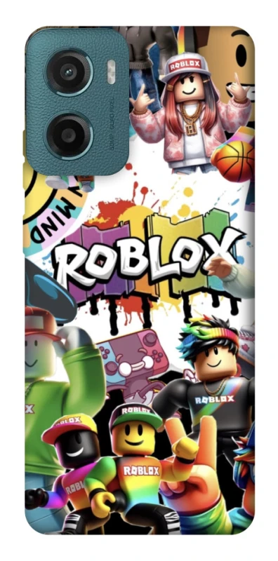 Чехол на Motorola Moto G06 Roblox Characters Collage фото 1 из 1