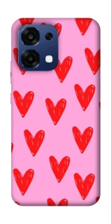Чехол на Oppo A6 Pro 4G/5G Red hearts 2 фото 1 из 2