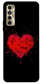 Чехол на TECNO Camon 17P Splash heart фото 1 из 1