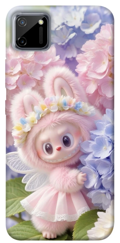 Чохол на Realme C11 Labubu & Flowers ver.1 фото 1 з 1