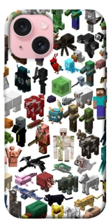 Чохол на Apple iPhone 15 (6.1") Minecraft v4 фото 1 з 1