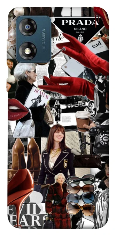 Чохол на Motorola Moto E13 Fashion collage ver.13 фото 1 з 1
