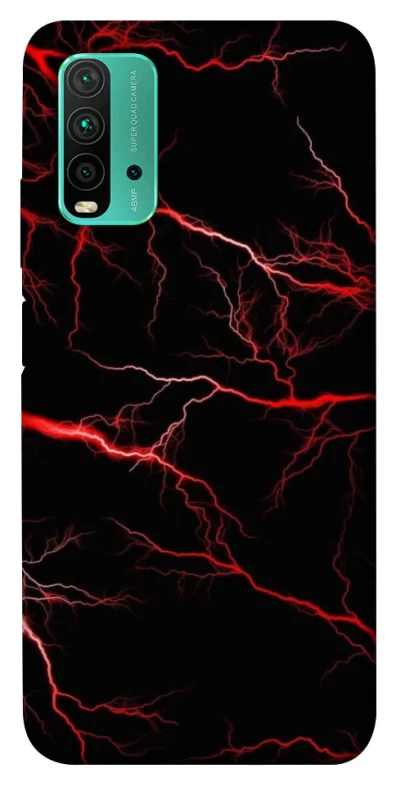 Чехол на Xiaomi Redmi Note 9 4G / Redmi 9 Power Красная молния фото 1 из 1