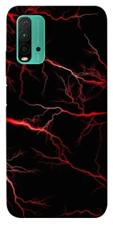 Чехол на Xiaomi Redmi Note 9 4G / Redmi 9 Power Красная молния фото 1 из 1