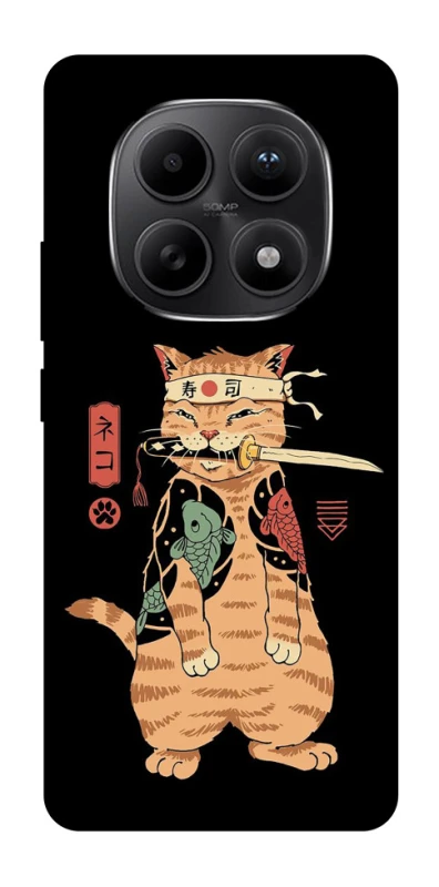 Чохол на Xiaomi Redmi Note 15 5G Кіт-самурай фото 1 з 1
