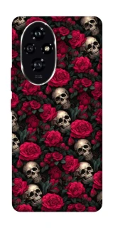 Чохол на Honor 200 Черепа та рози фото 1 з 1