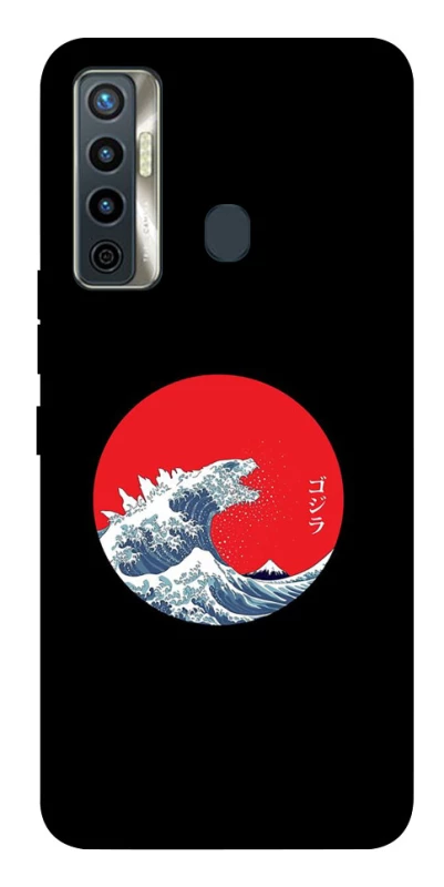 Чехол на TECNO Camon 17 Волны Японии фото 1 из 1