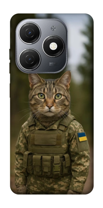 Чохол на TECNO Spark 20 Кіт захисник фото 1 з 1