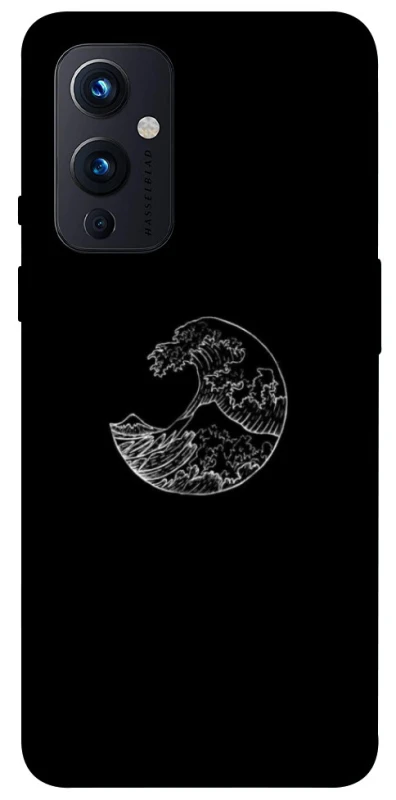 Чехол на OnePlus 9 Black tsunami фото 1 из 1