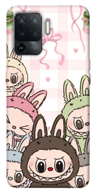 Чохол на Oppo Reno 5 Lite All Labubu 2 фото 1 з 1