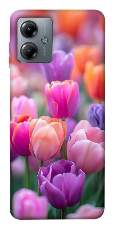 Чохол на Motorola Moto G14 Тюльпанове поле фото 1 з 1