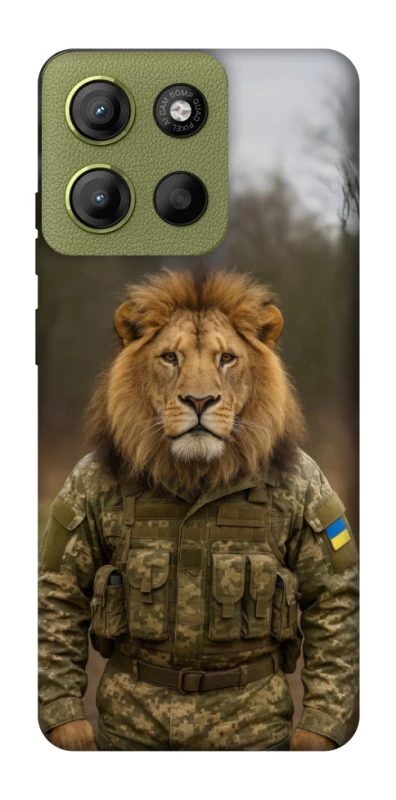 Чохол на Motorola Moto G15 4G Лев захисник фото 1 з 1