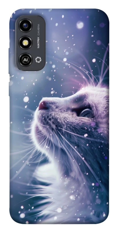 Чехол на ZTE Blade A53 Snow cat фото 1 из 1