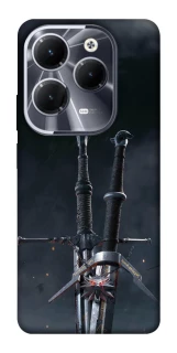 Чохол на Infinix Hot 40 Pro Мечі Ведьмака фото 1 з 1