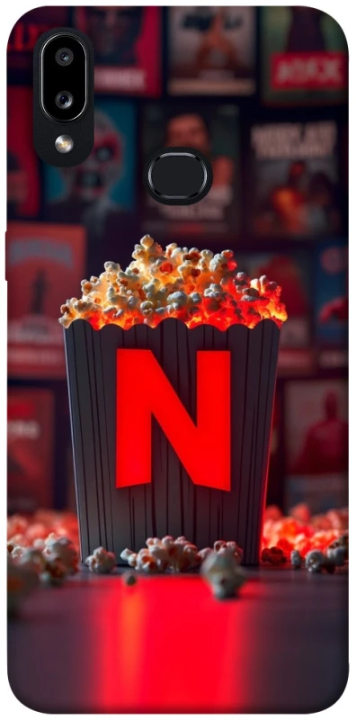 Чохол на Samsung Galaxy A10s Netflix and popcorn фото 1 з 1