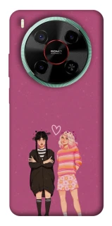 Чехол на ZTE Nubia V70 Max Raven & Rainbow Wednesday фото 1 из 1