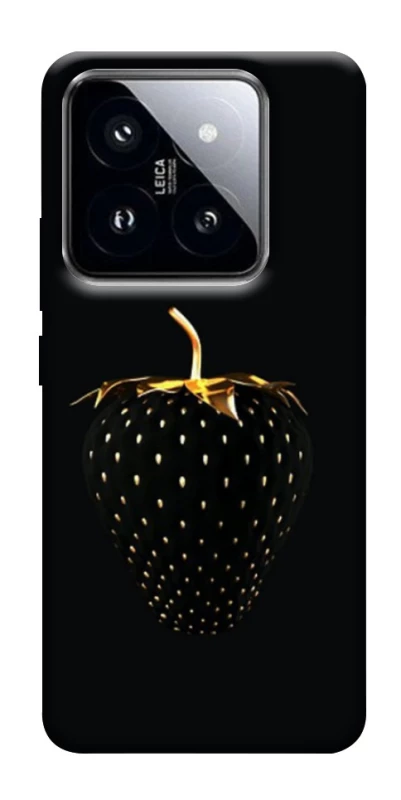 Чохол на Xiaomi 14 Pro Чорна полуниця фото 1 з 1