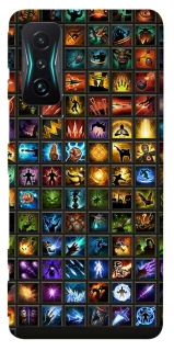 Чехол на Xiaomi Redmi K50 Gaming Abilities menu ver.3 фото 1 из 1