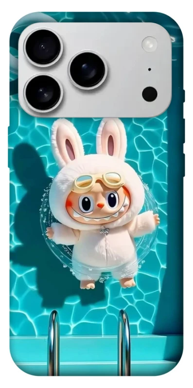 Чохол на Apple iPhone 17 Pro Max (6.9") Labubu in the pool ver.2 фото 1 з 1