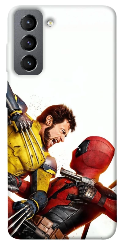 Чохол на Samsung Galaxy S21 FE Deadpool and Wolverine фото 1 з 1
