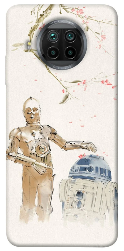 Чохол на Xiaomi Mi 10T Lite / Redmi Note 9 Pro 5G Star Wars robots фото 1 з 1
