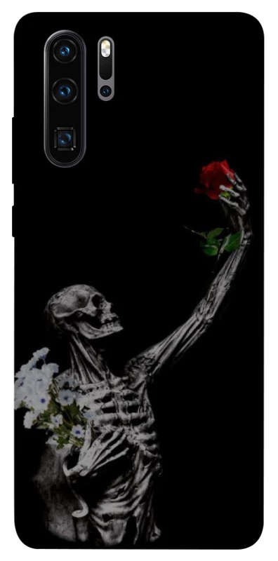 Чехол на Huawei P30 Pro Skeleton vs Rose фото 1 из 1