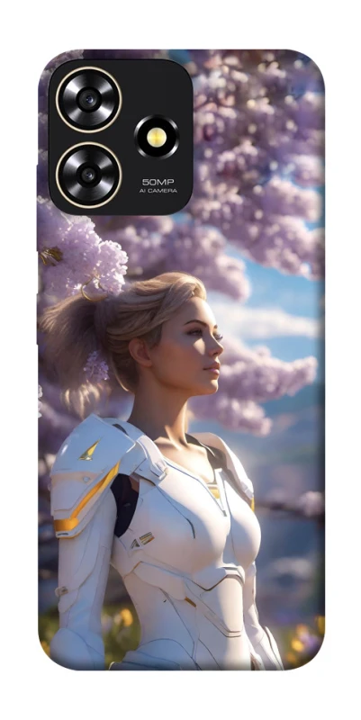Чохол на ZTE Blade A73 4G Cyber space girl ver.1 фото 1 з 1