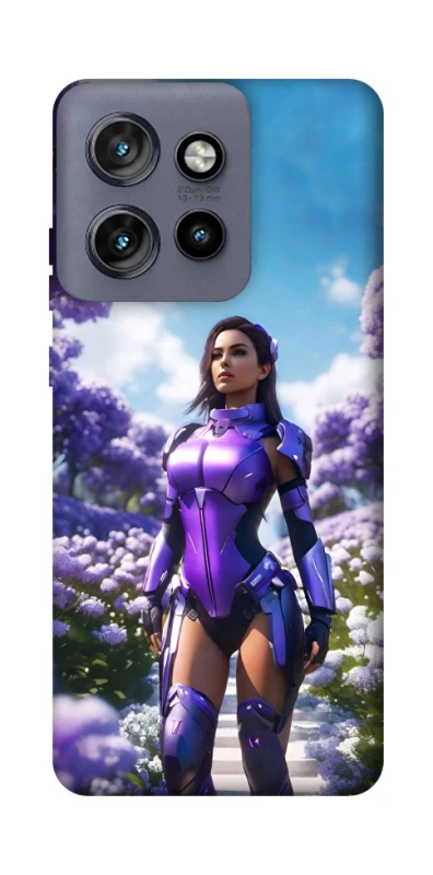 Чехол на Motorola Edge 50 Neo Cyber space girl ver.4 фото 1 из 1