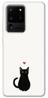Чохол на Samsung Galaxy S20 Ultra cat in love фото 1 Чохол на Samsung Galaxy S20 Ultra cat in love фото 1 з 1