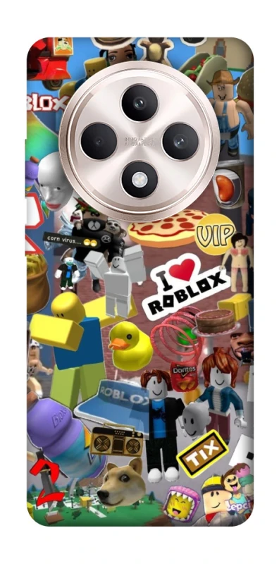 Чехол на Oppo Reno 12 F 4G/5G Roblox collage ver.5 фото 1 из 1
