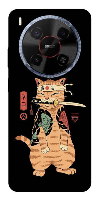 Чохол на ZTE Blade V70 Max Кіт-самурай фото 1 з 1