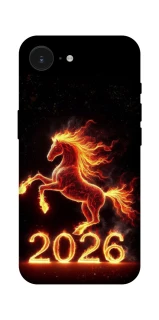Чохол на Apple iPhone 17e (6.1") Red Fire Horse ver.1 фото 1 з 1