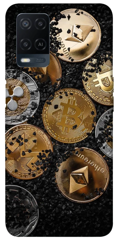 Чехол на Oppo A54 4G Many coins v2 фото 1 из 1