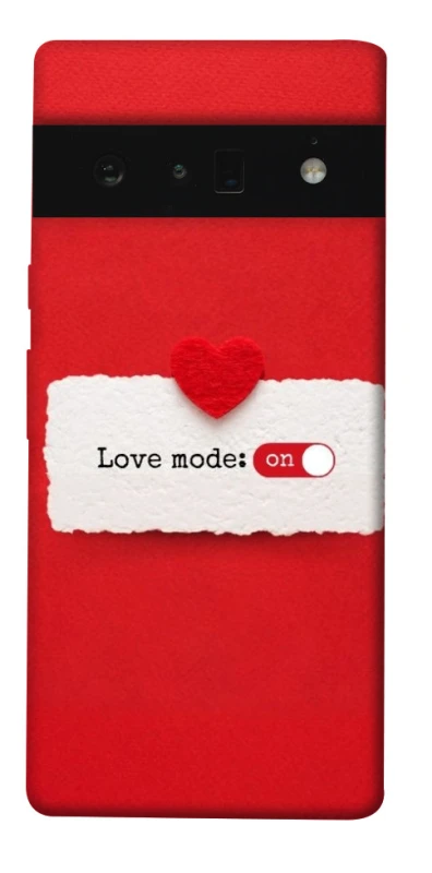 Чохол на Google Pixel 6 Pro Love Mode ON фото 1 з 1