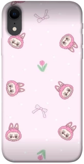 Чохол на Apple iPhone XR (6.1") Labubu Flower фото 1 з 1