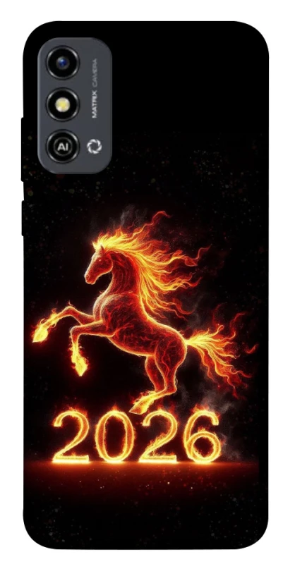Чохол на ZTE Blade A53 Red Fire Horse ver.1 фото 1 з 1