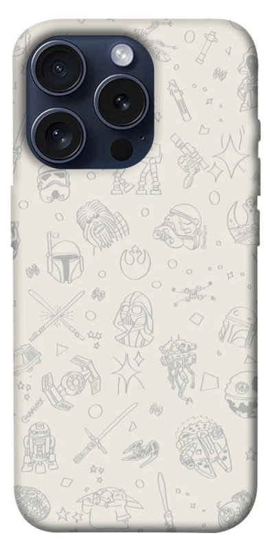 Чехол на Apple iPhone 15 Pro (6.1") Star Wars background ver.1 фото 1 из 1
