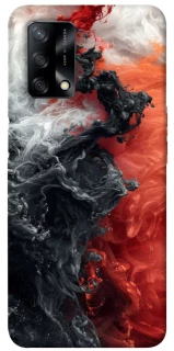 Чехол на Oppo A74 4G Black and Red фото 1 из 1