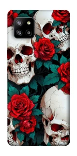 Чохол на Samsung Galaxy A42 5G skull and rose фото 1 з 1